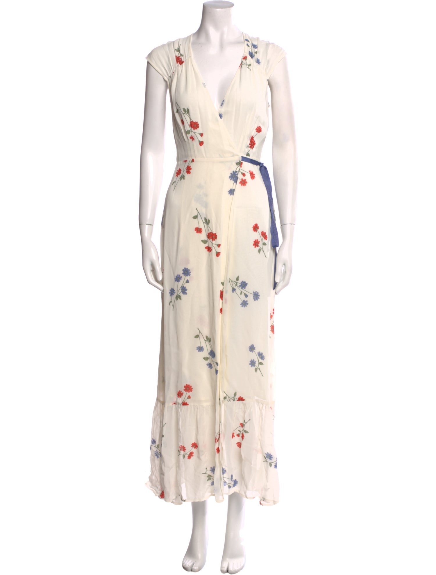 Reformation Floral Print Long Dress w/ Tags
