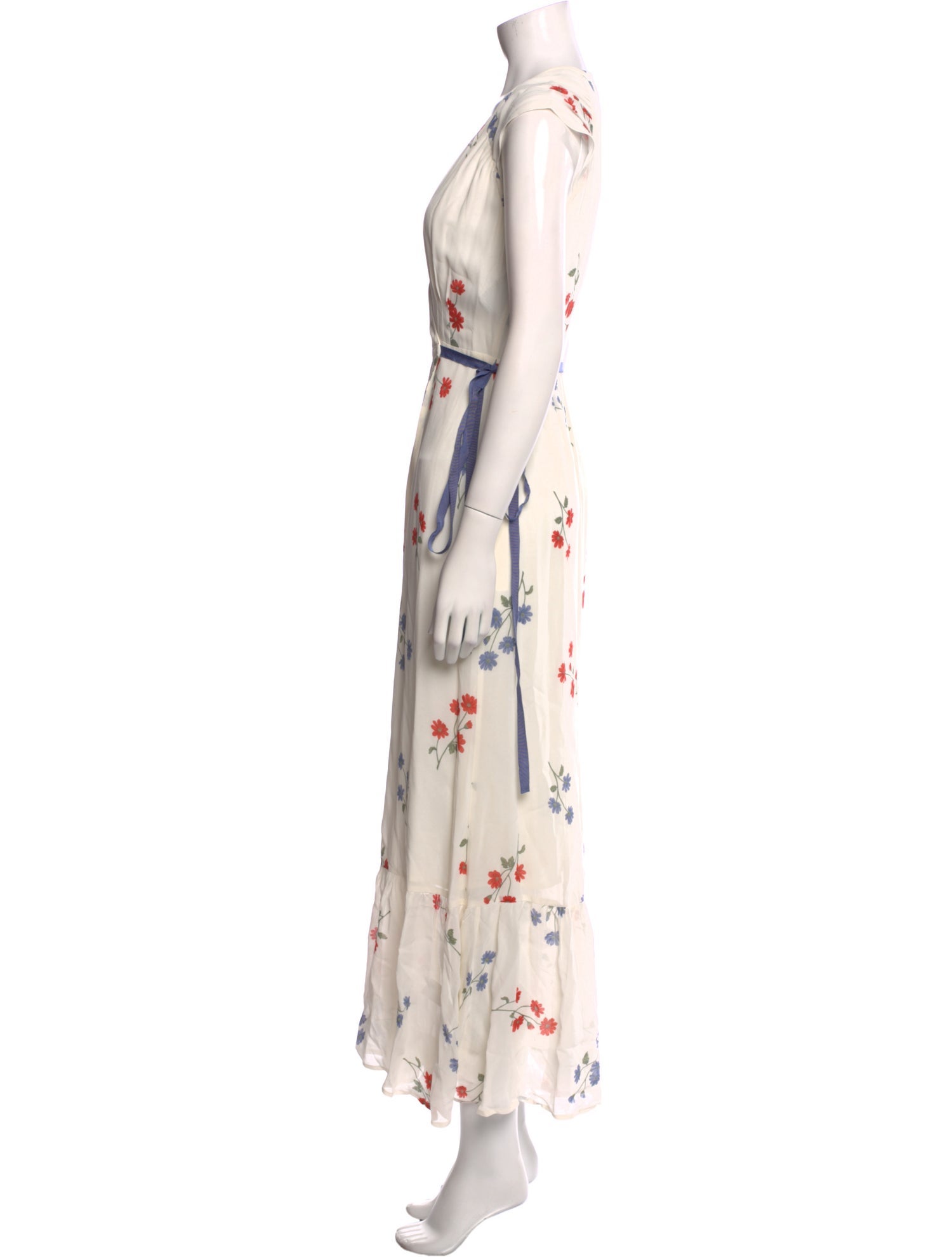 Reformation Floral Print Long Dress w/ Tags