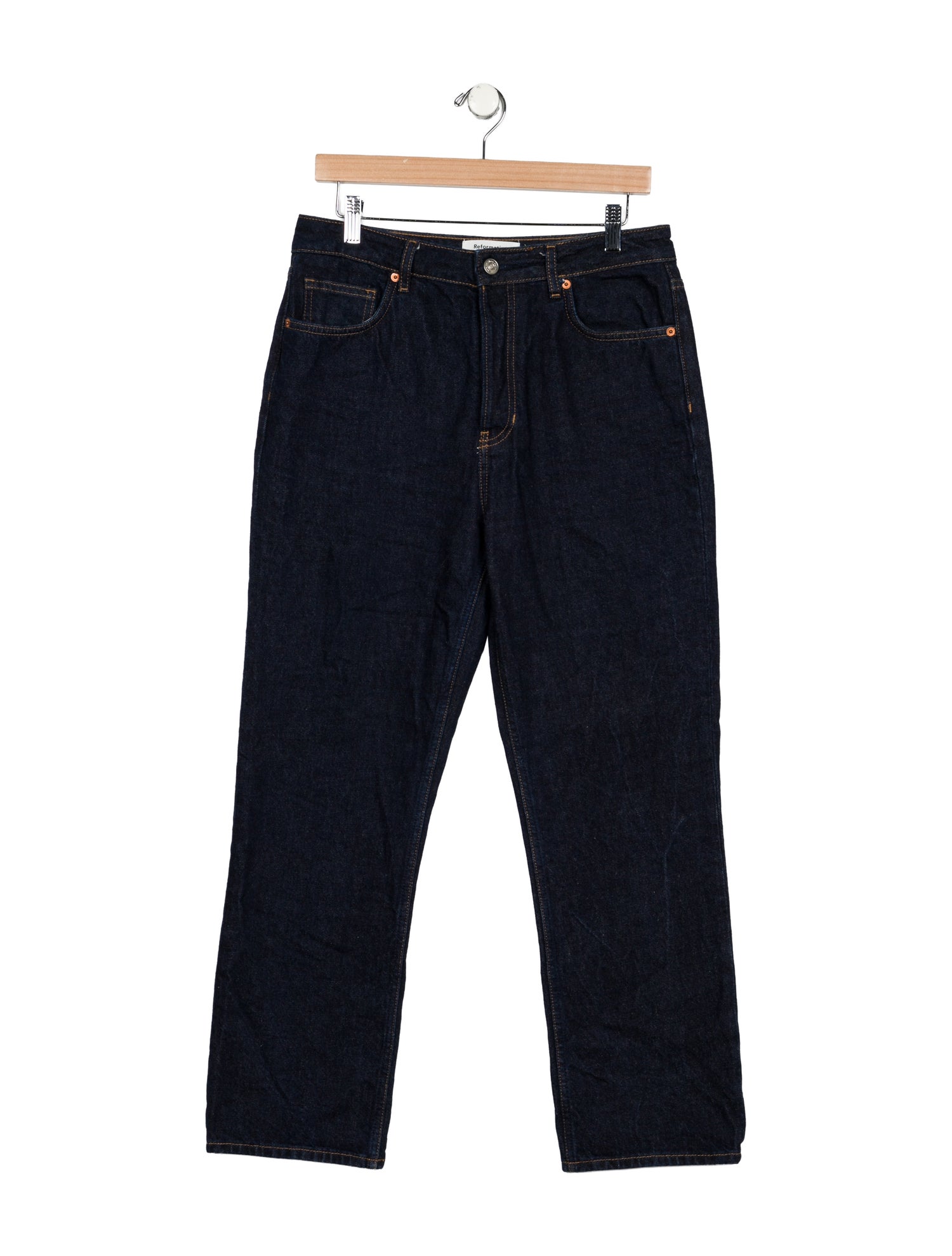 Reformation High-Rise Straight Leg Jeans