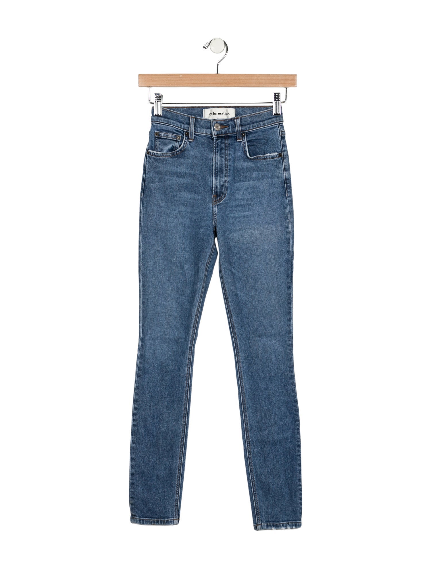 Reformation Mid-Rise Skinny Leg Jeans