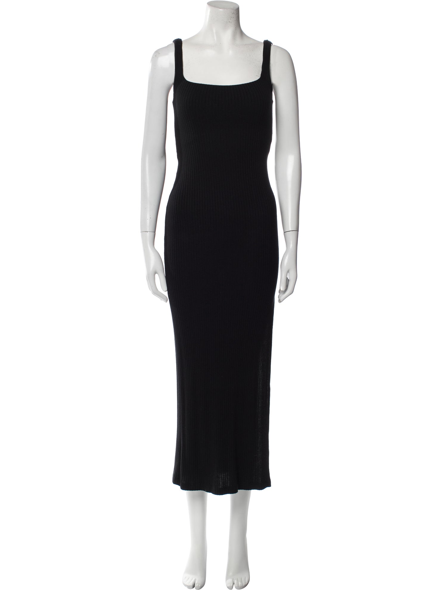 Reformation Square Neckline Midi Length Dress