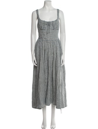 Reformation Linen Long Dress