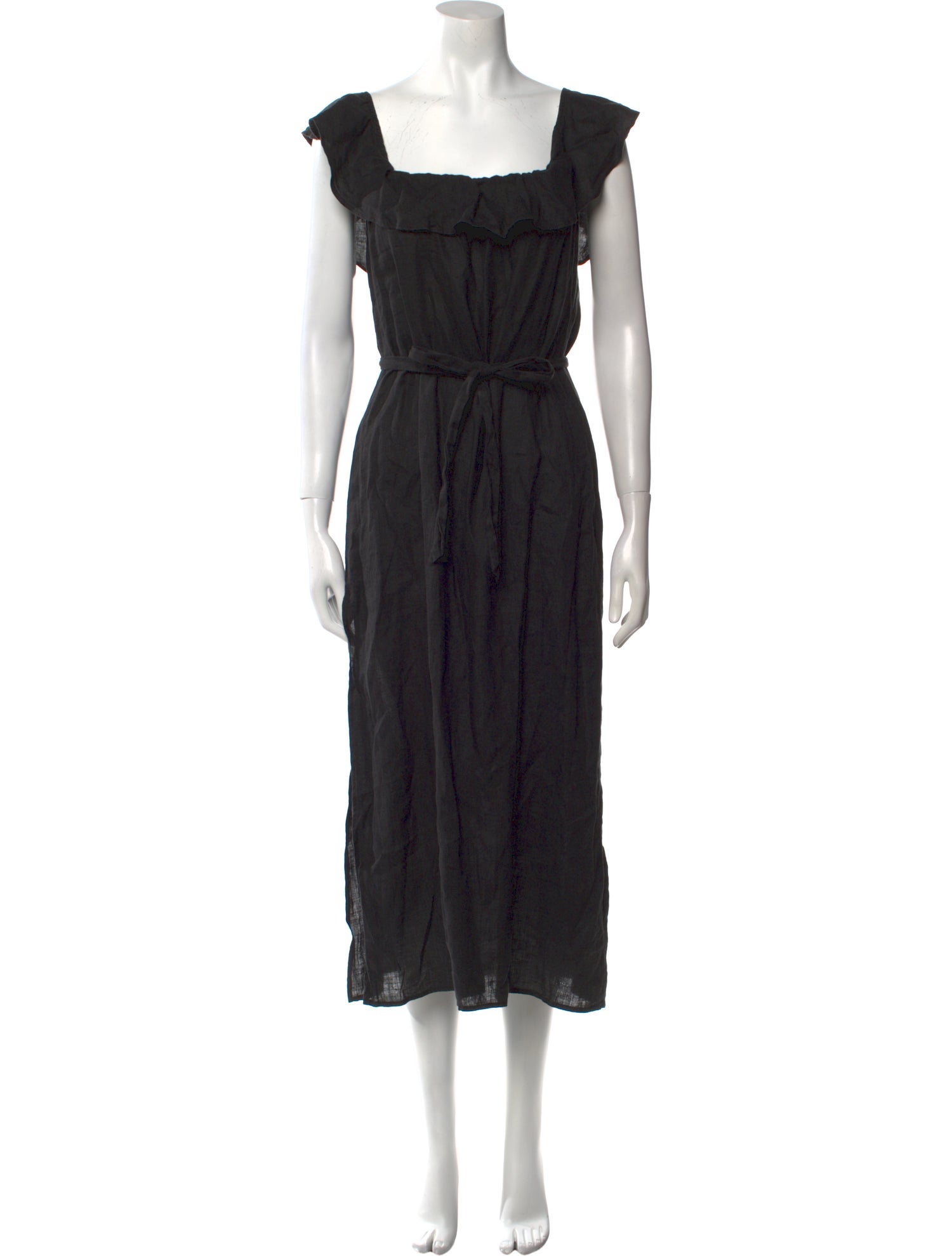 Reformation Linen Midi Length Dress