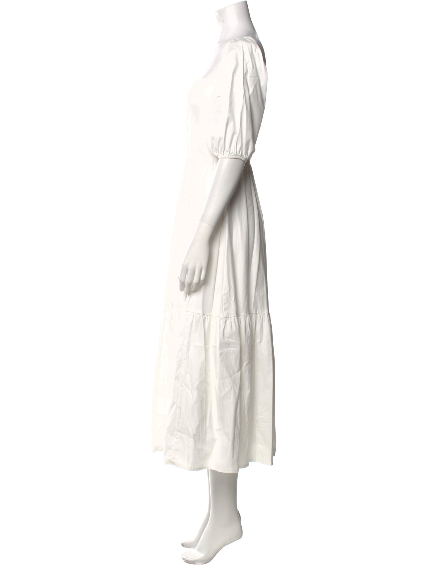 Reformation Square Neckline Long Dress