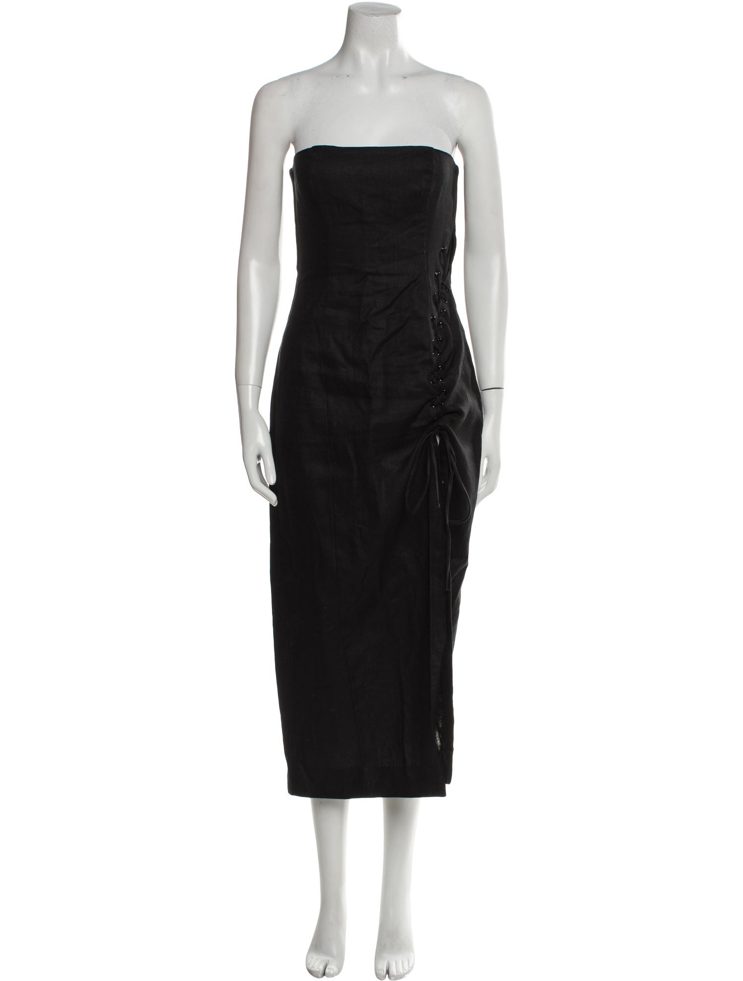 Reformation Linen Midi Length Dress