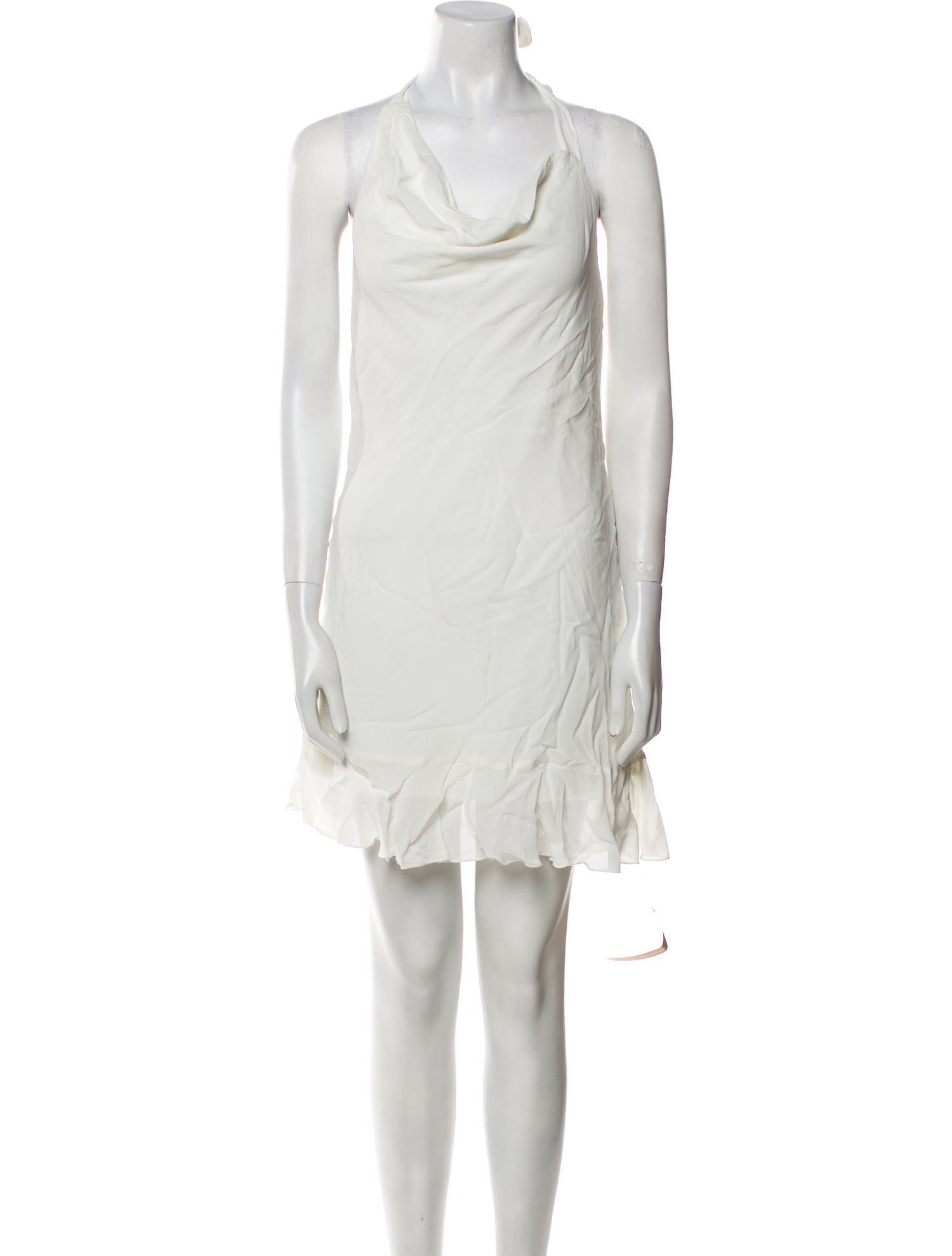 Reformation Cowl Neck Mini Dress