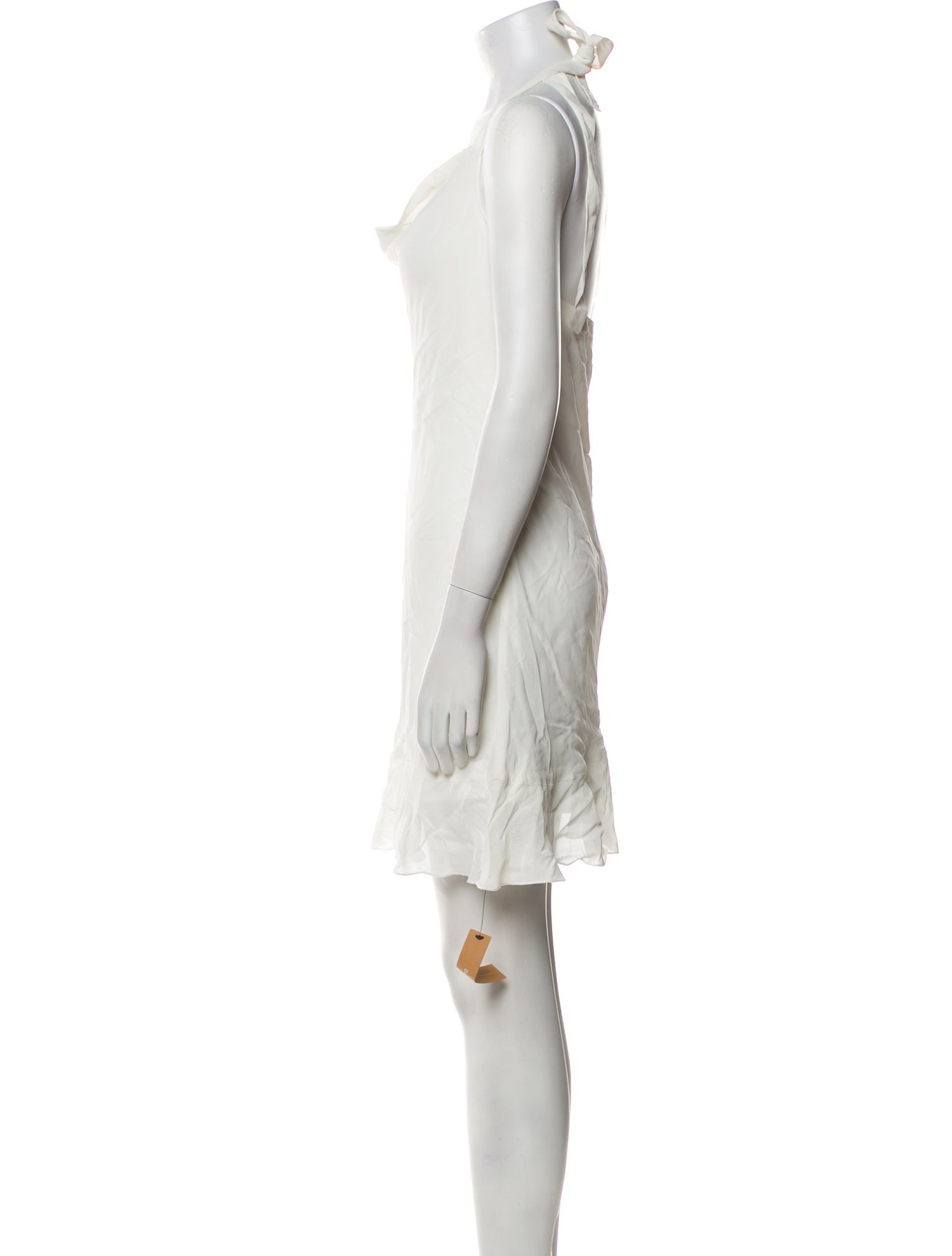 Reformation Cowl Neck Mini Dress