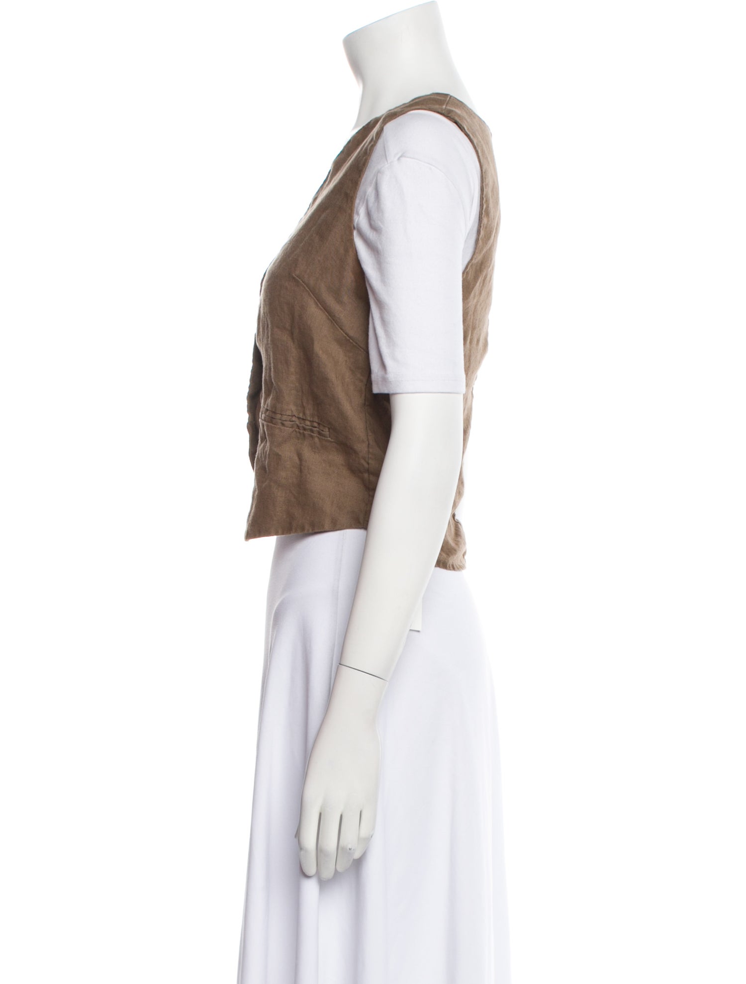 Reformation Linen Vest