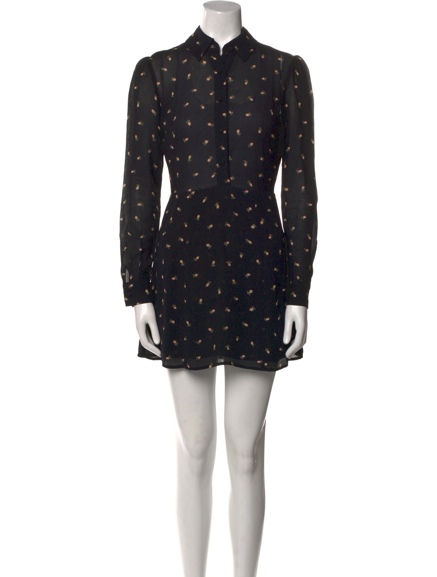 Reformation Floral Print Mini Dress