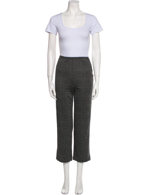 Reformation Plaid Print Pants