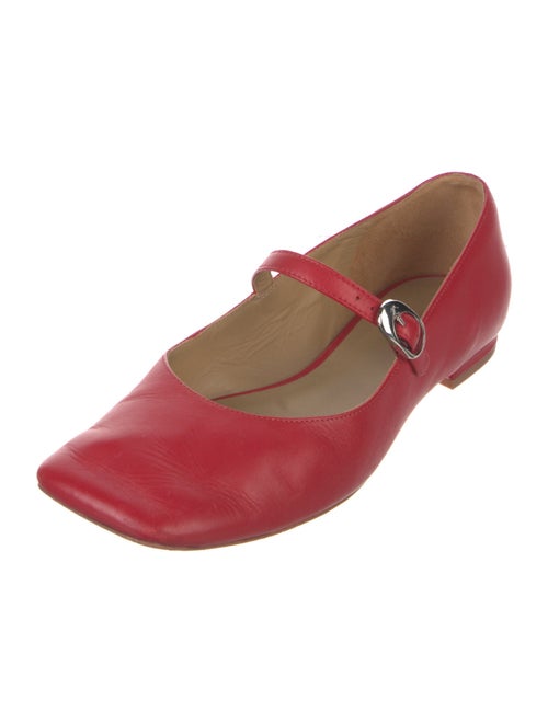 Reformation Leather Mary Jane Flats