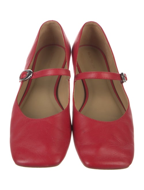 Reformation Leather Mary Jane Flats