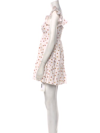 Reformation Floral Print Mini Dress
