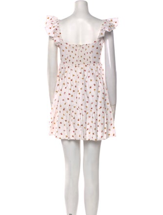 Reformation Floral Print Mini Dress