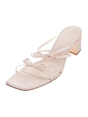 Reformation Satin Slides