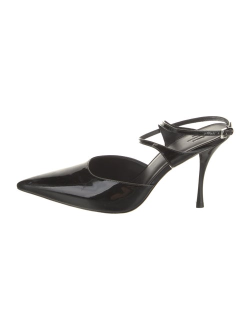 Reformation Patent Leather Mules