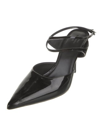 Reformation Patent Leather Mules