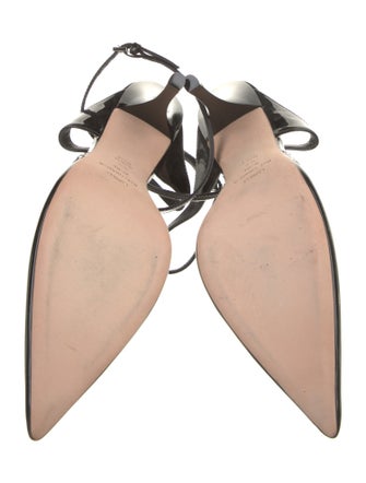 Reformation Patent Leather Mules