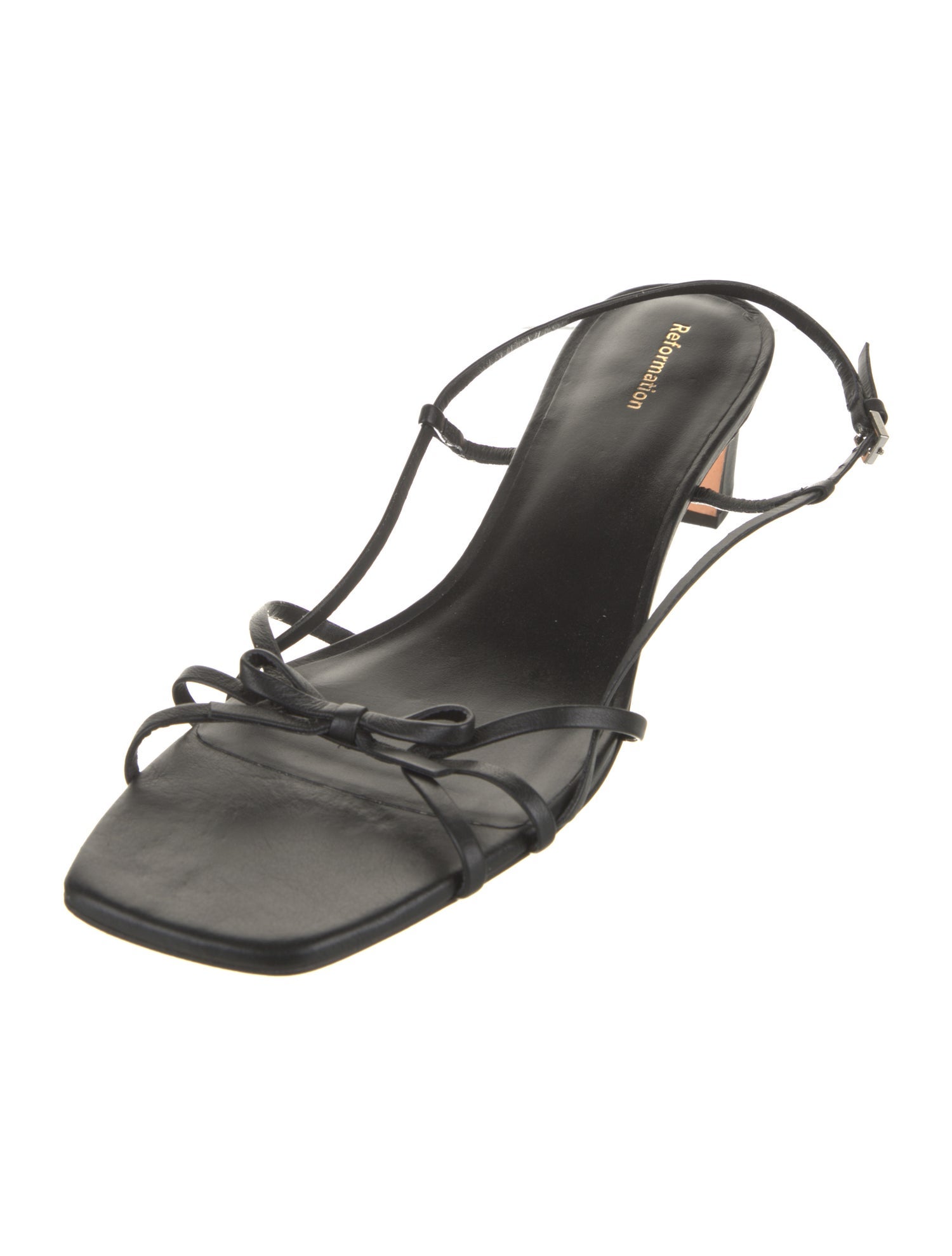 Reformation Leather Slingback Sandals