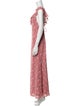 Reformation Floral Print Long Dress