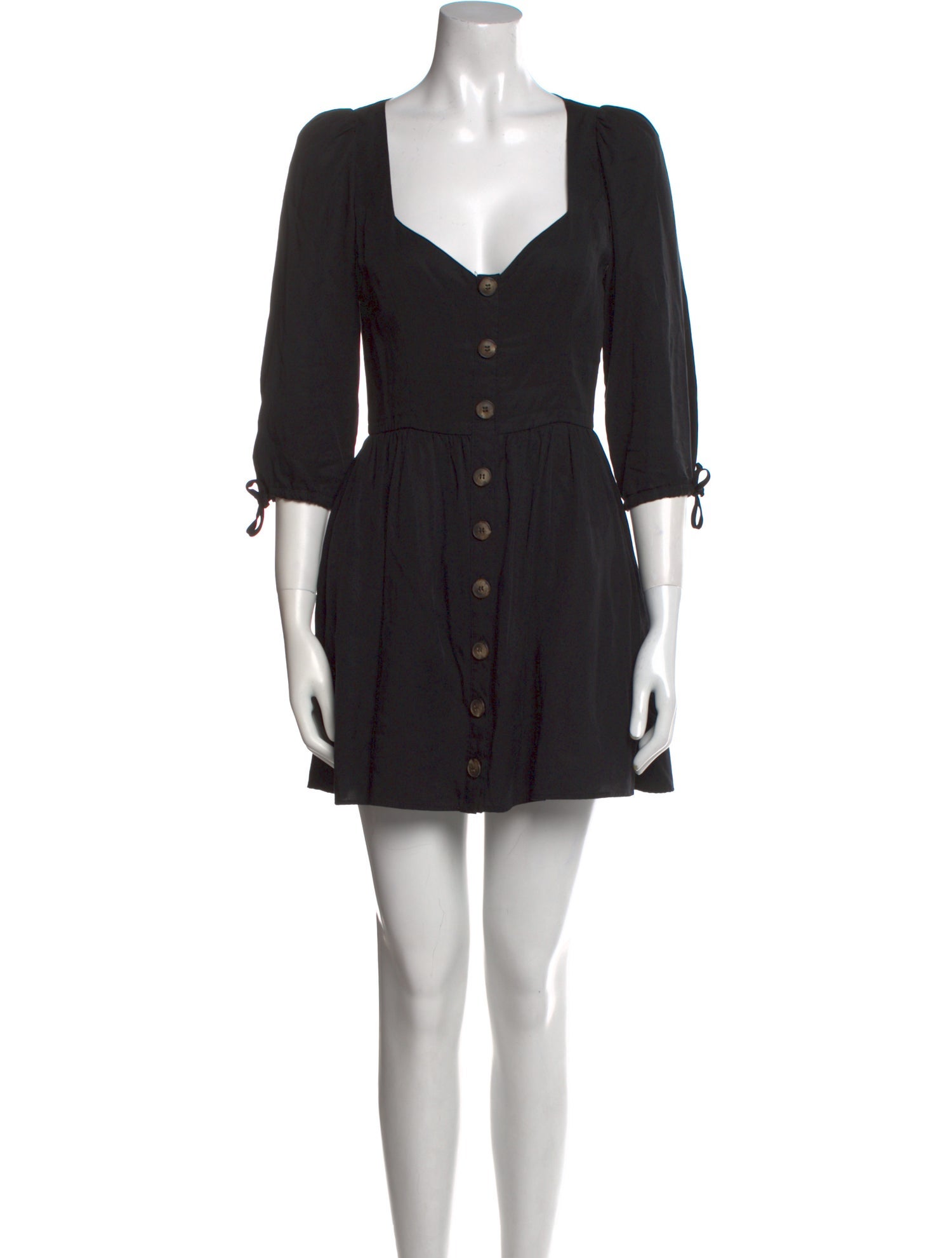 Reformation Square Neckline Mini Dress