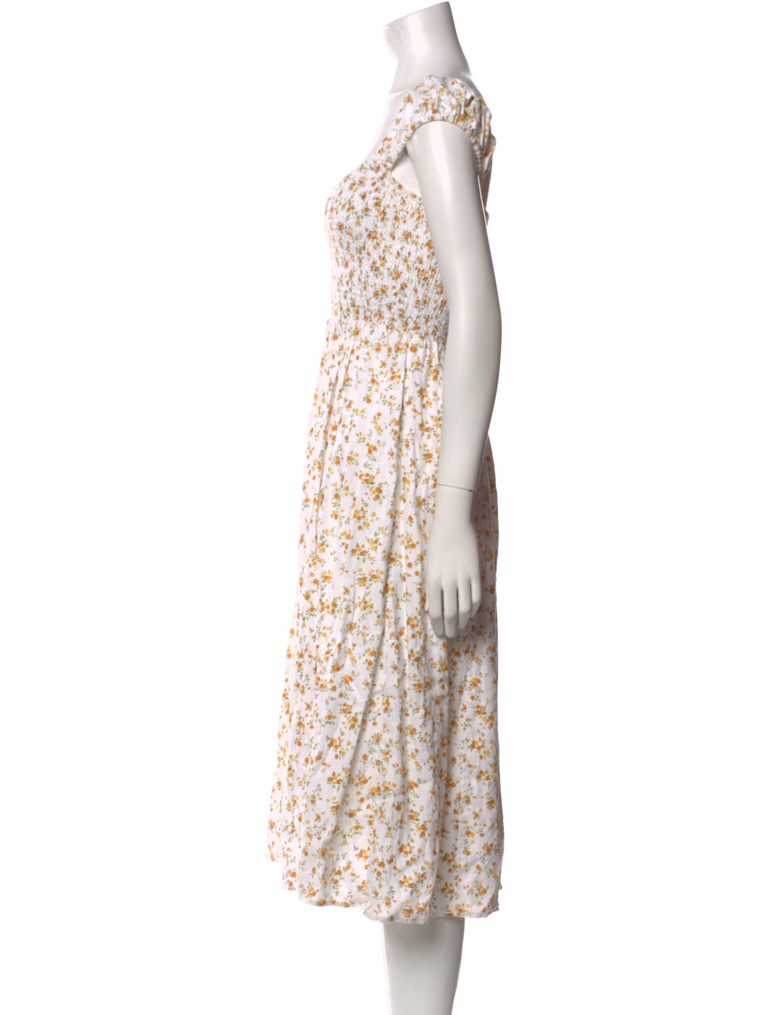 Reformation Linen Midi Length Dress