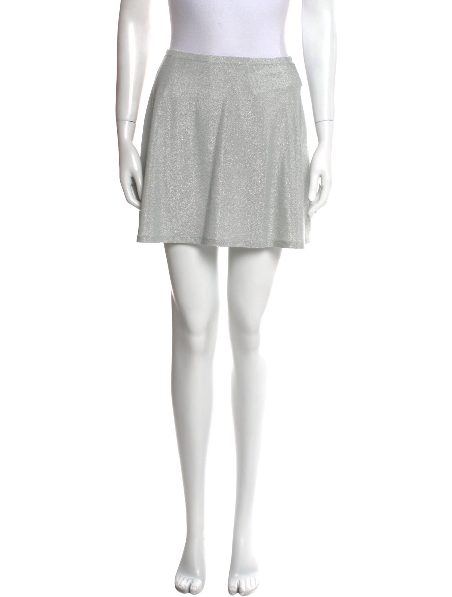 Reformation Glitter Accents Mini Skirt