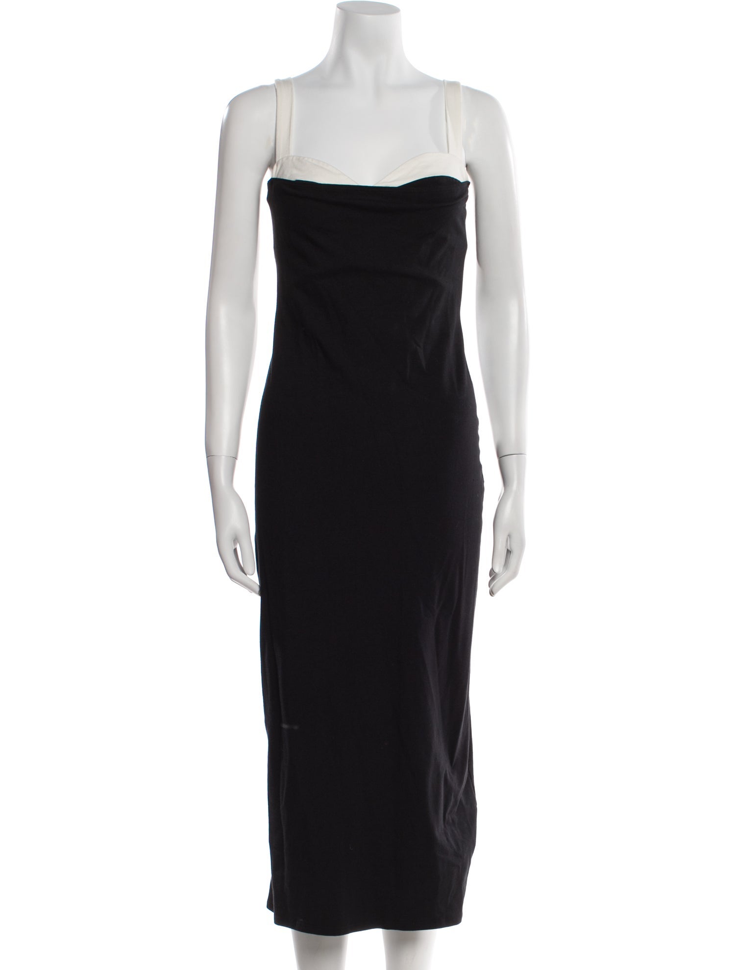 Reformation Square Neckline Long Dress