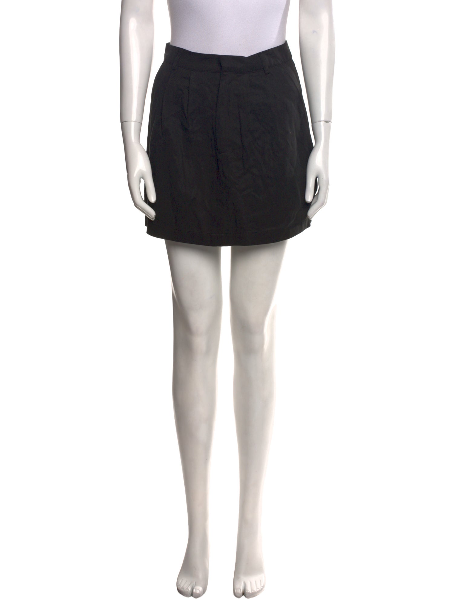 Reformation Pleated Accents Mini Skirt