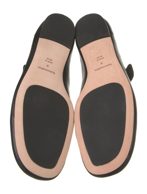 Reformation Leather Mary Jane Flats