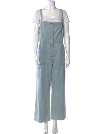Reformation Square Neckline Jumpsuit