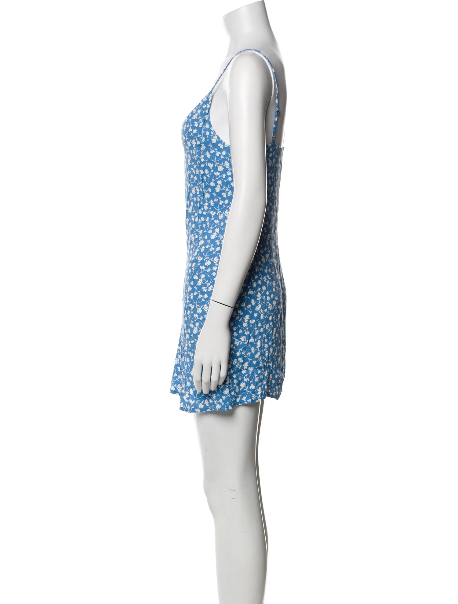 Reformation Floral Print Mini Dress