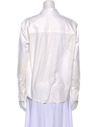 Reformation Long Sleeve Button-Up Top