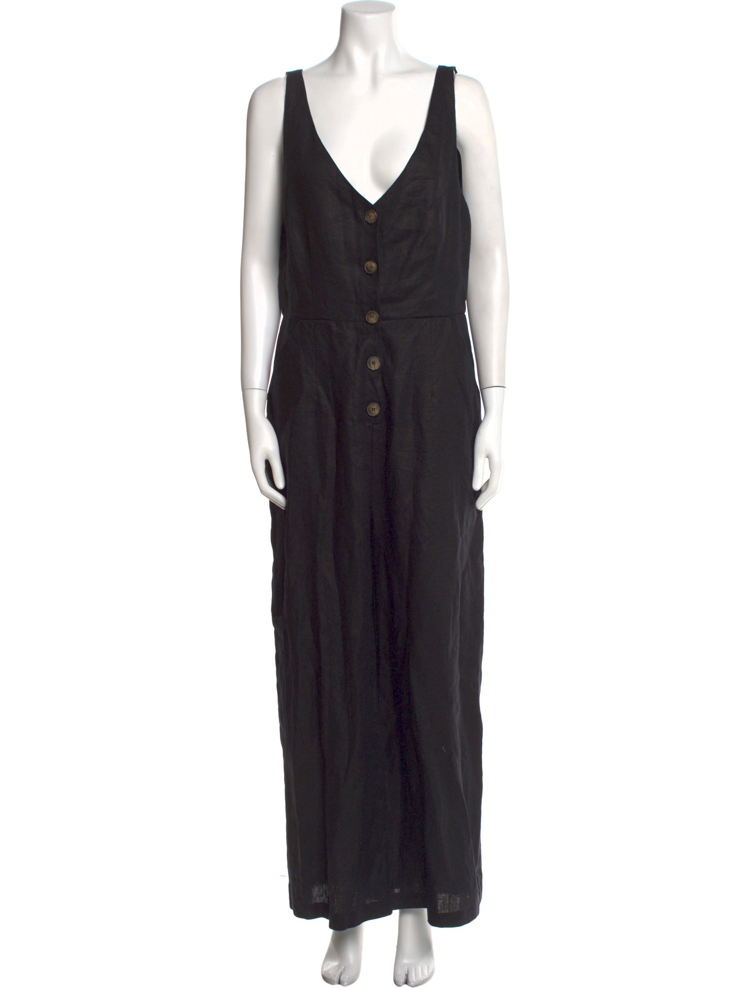 Reformation Plunge Neckline Jumpsuit