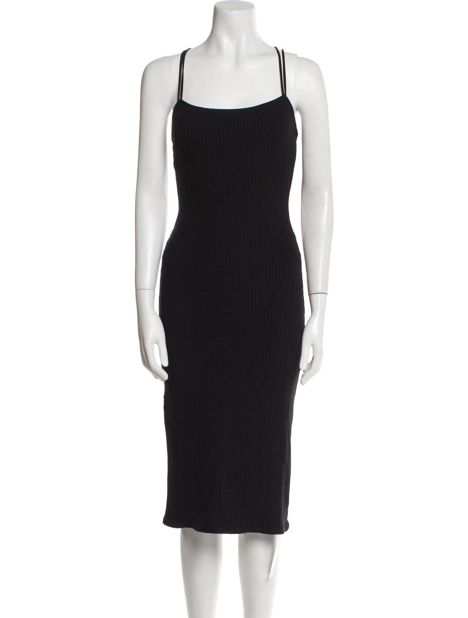 Reformation Square Neckline Knee-Length Dress