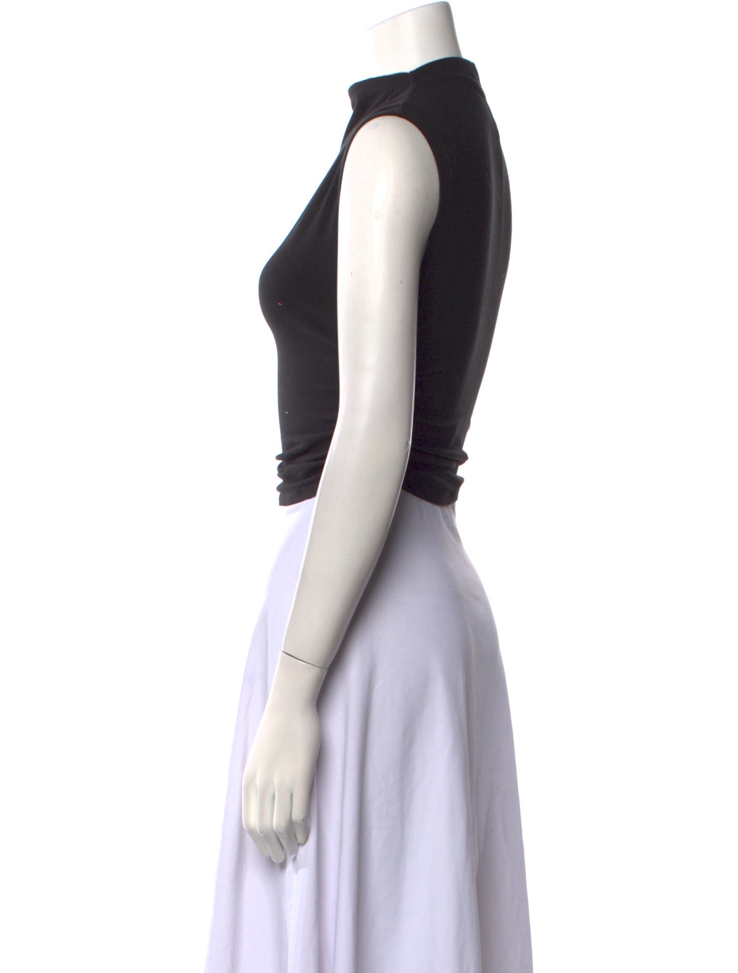 Reformation Cowl Neck Sleeveless Crop Top