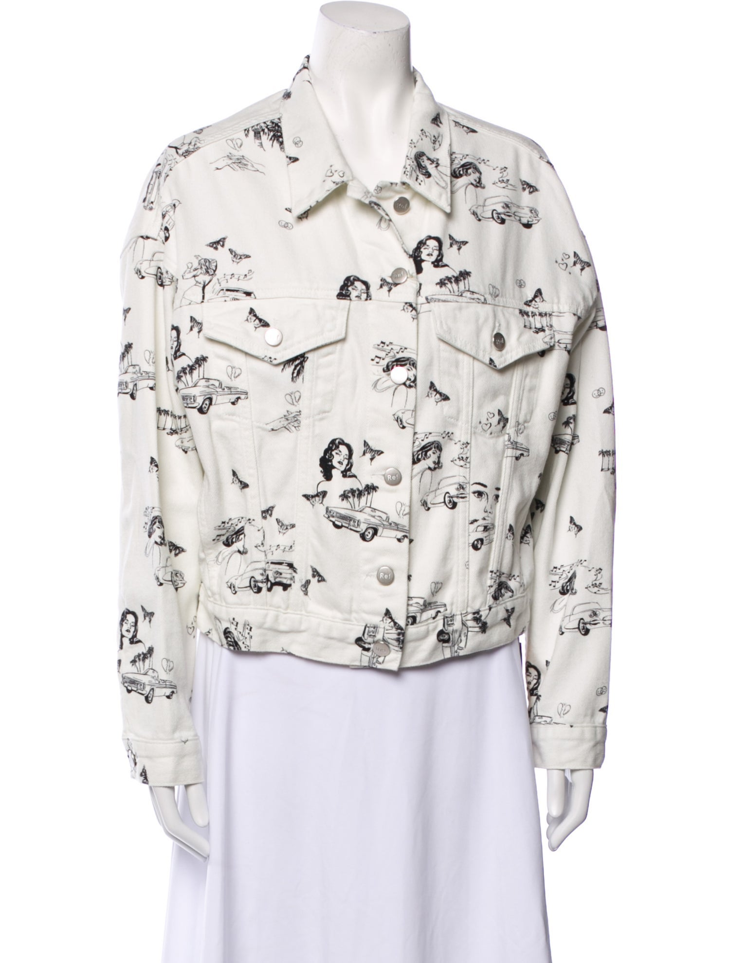 Reformation Printed Biker Jacket w/ Tags