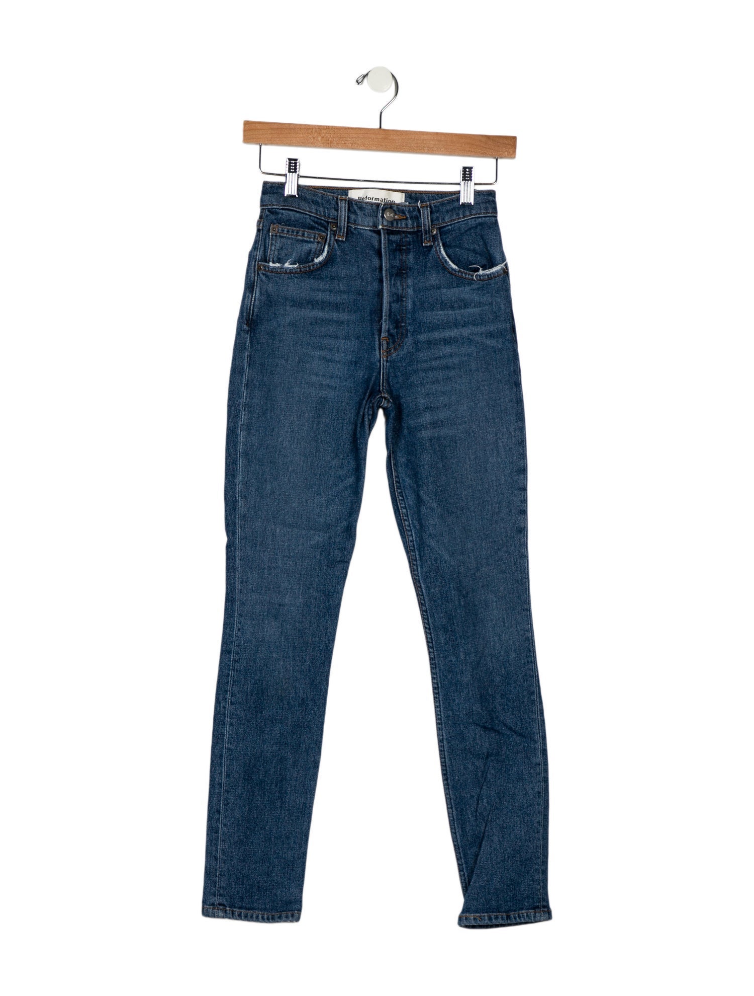 Reformation Mid-Rise Skinny Leg Jeans