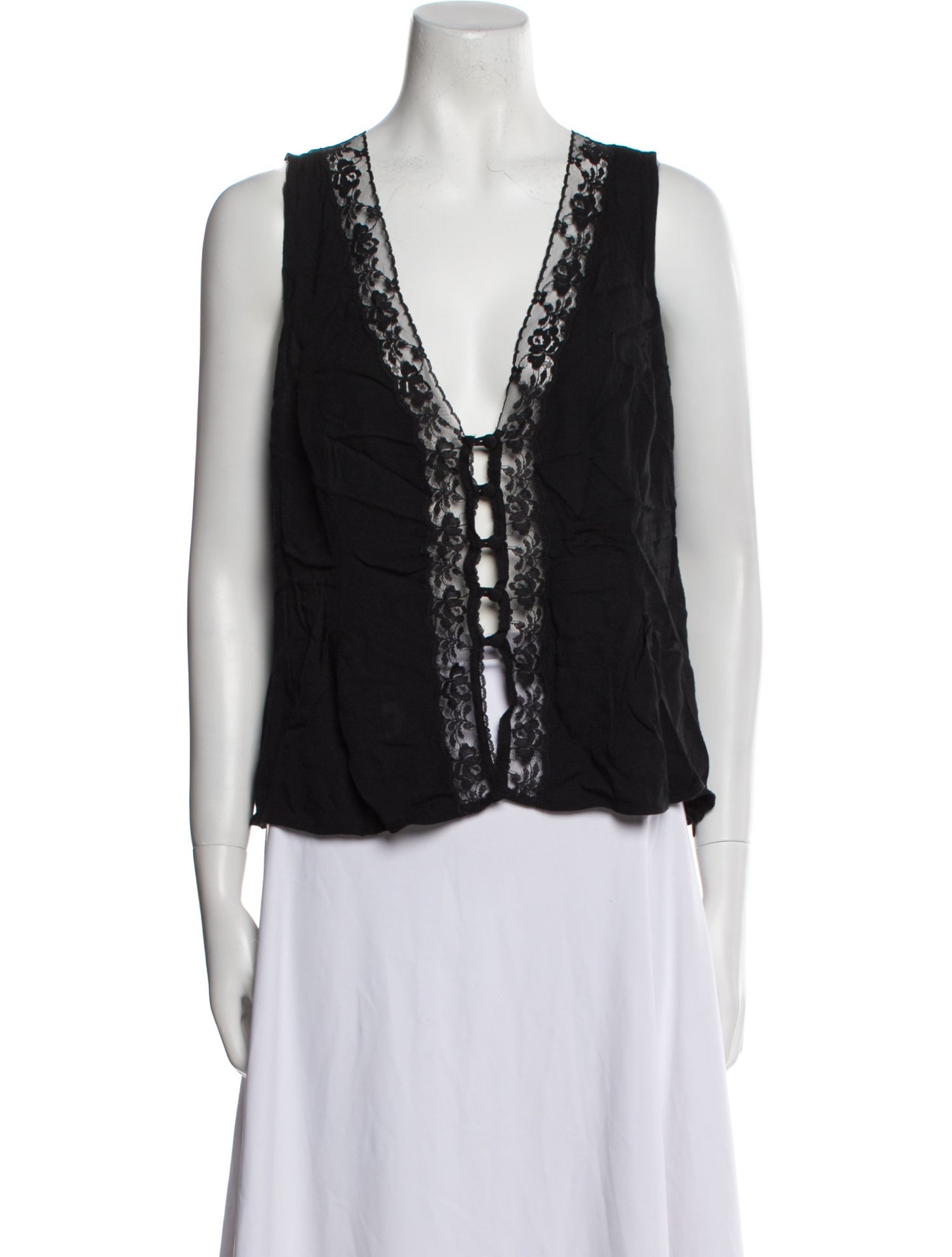 Reformation V-Neck Sleeveless Top