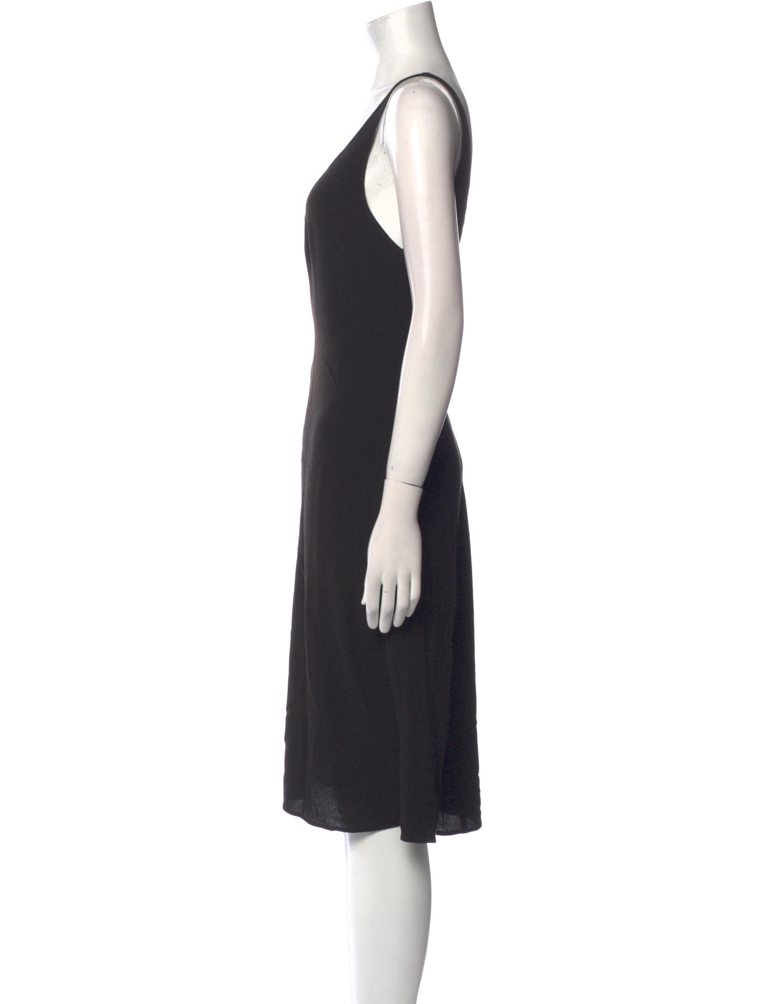 Reformation Scoop Neck Midi Length Dress