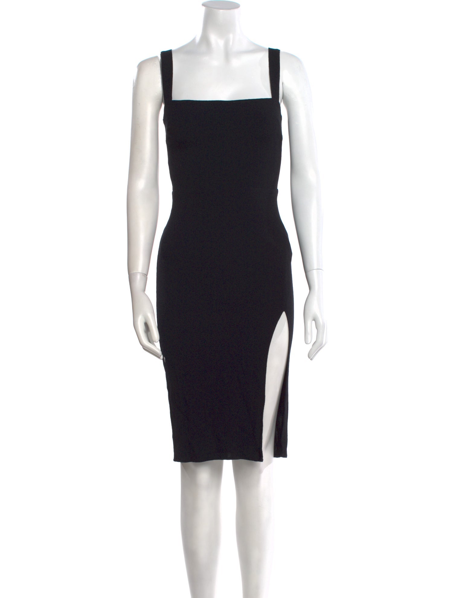 Reformation Square Neckline Knee-Length Dress