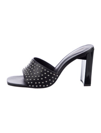 Reformation Leather Printed Slides