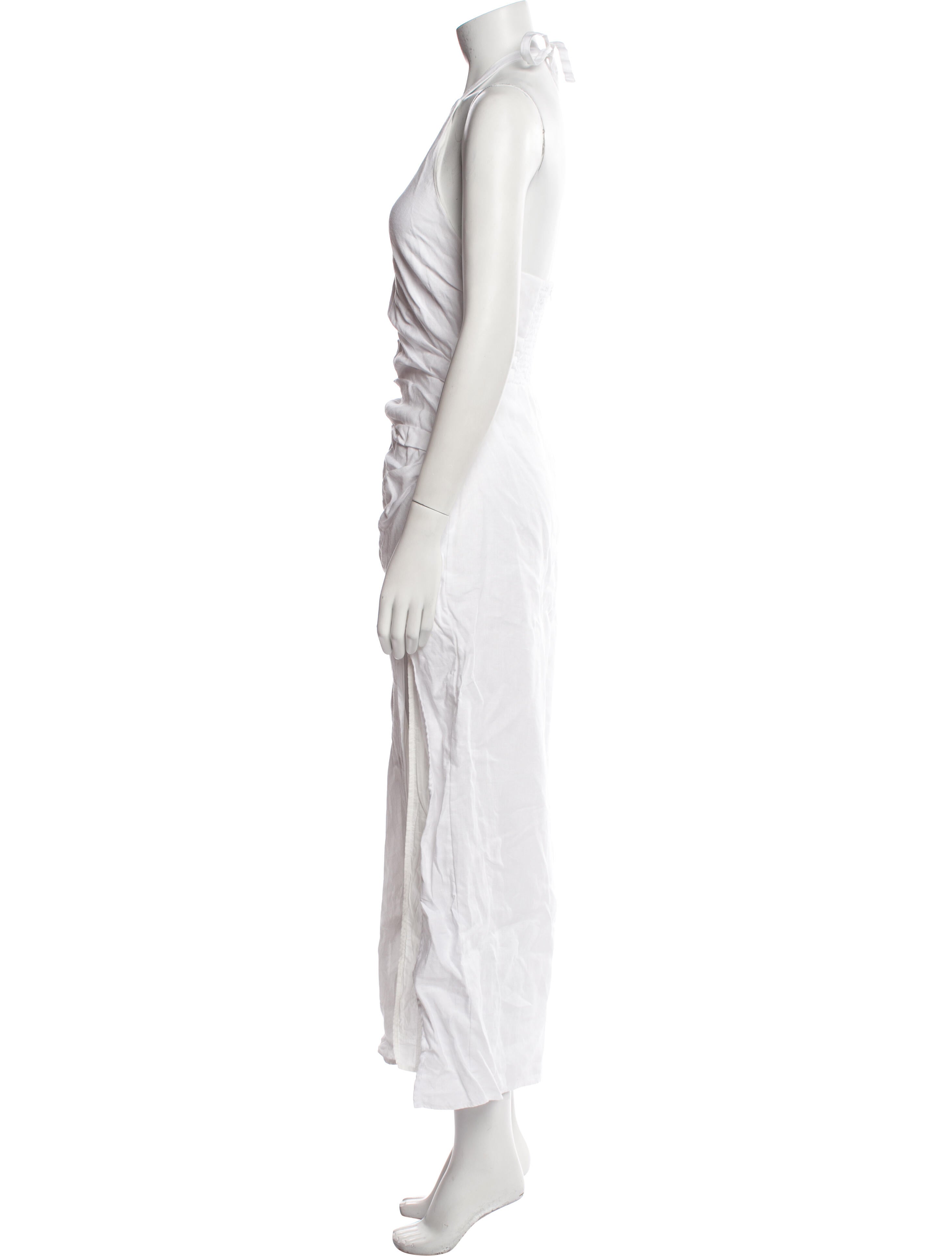 Reformation Linen Midi Length Dress