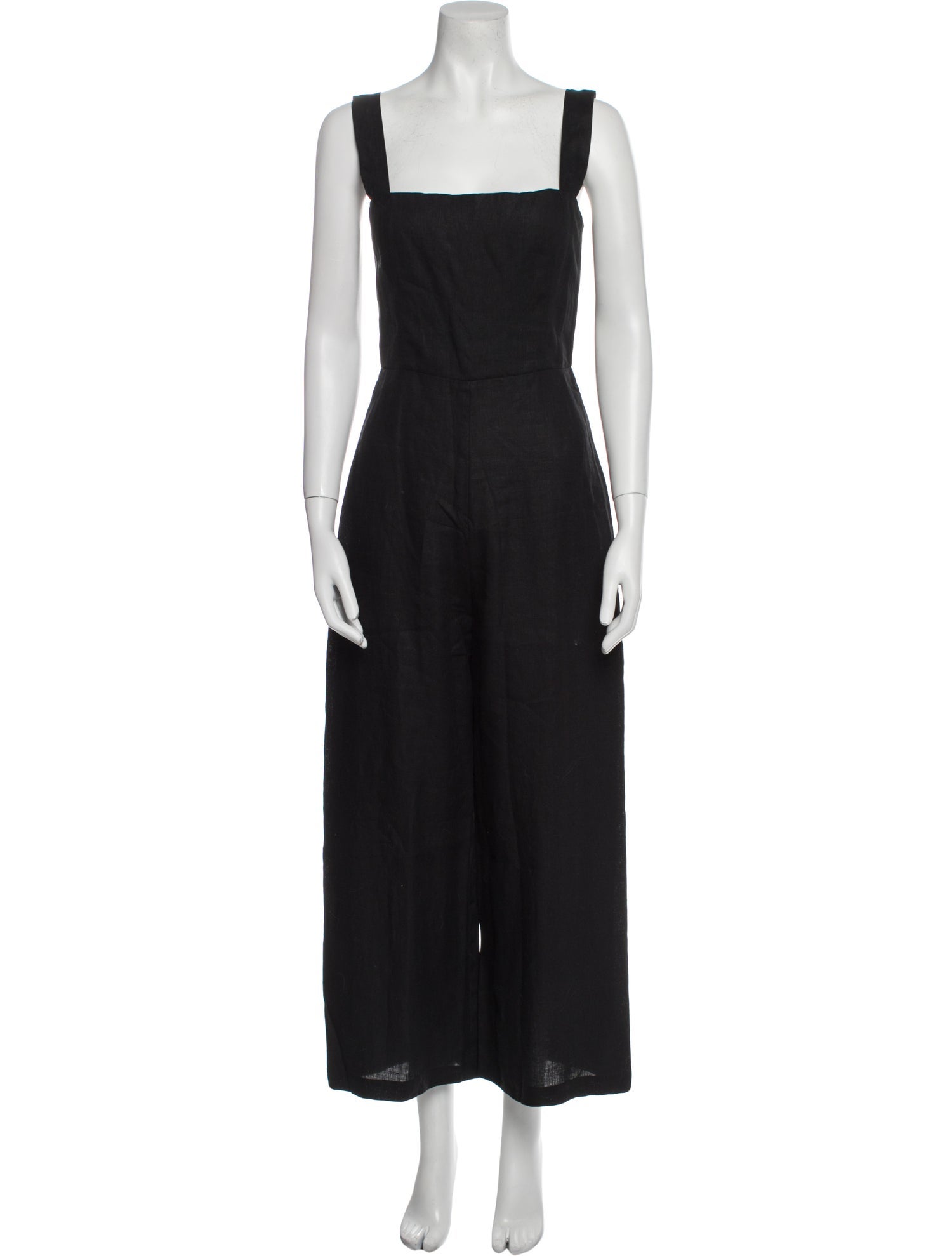 Reformation Linen Square Neckline Jumpsuit