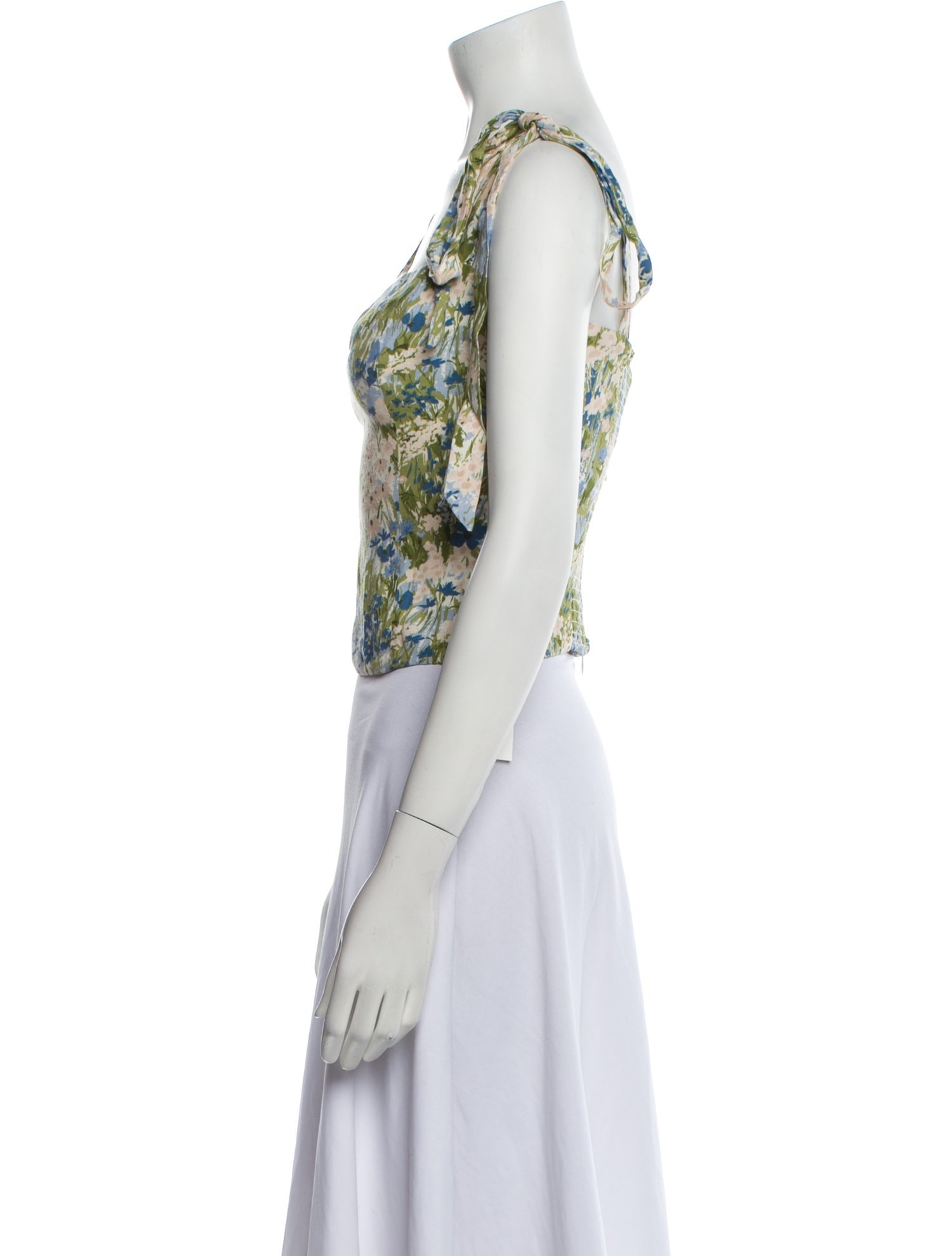 Reformation Ellora Floral Print Crop Top w/ Tags