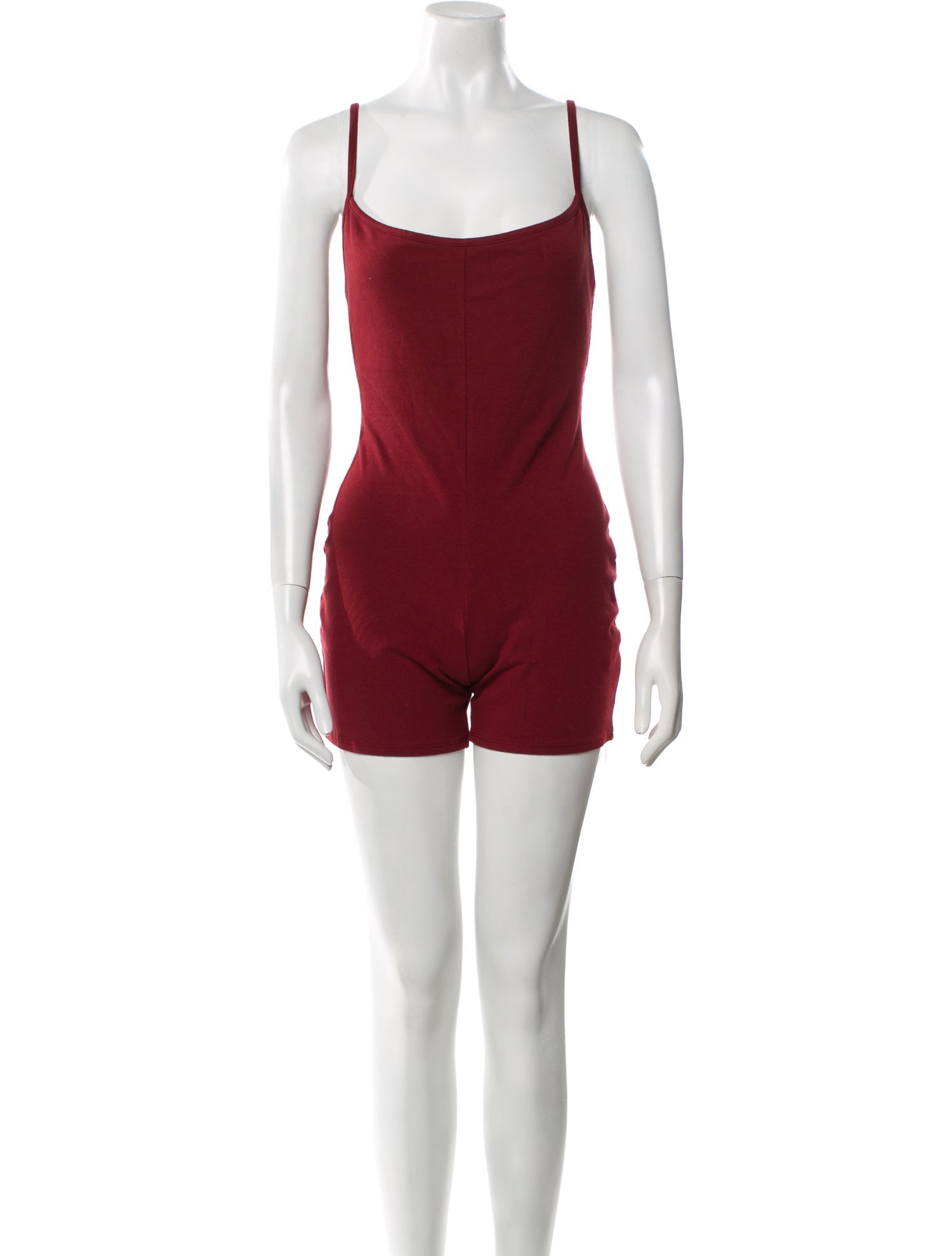 Reformation Linen Square Neckline Romper