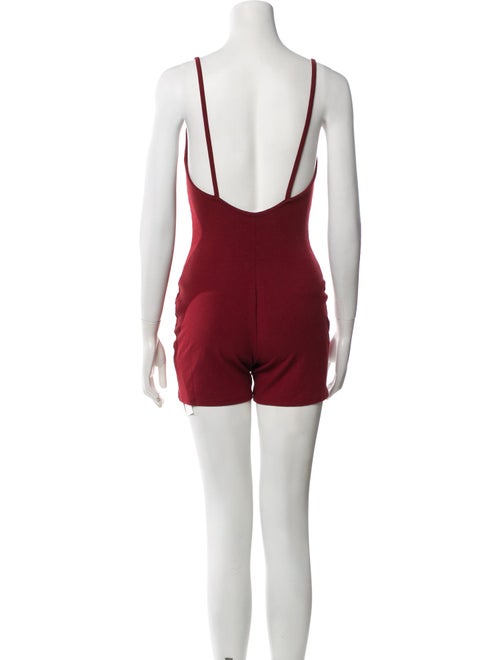 Reformation Linen Square Neckline Romper