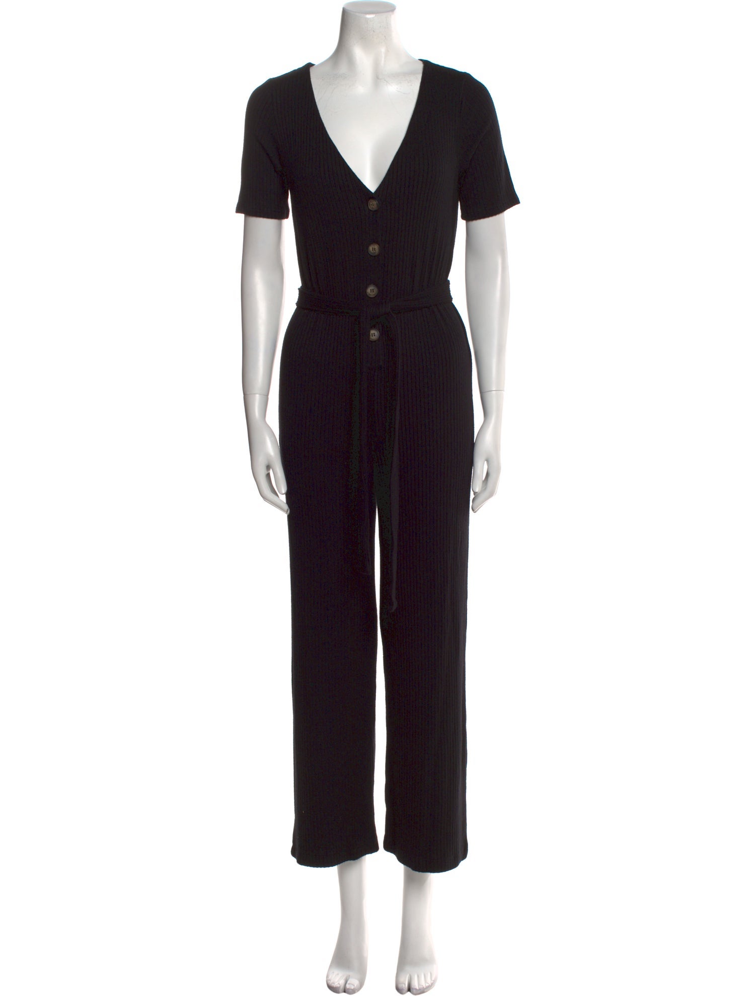 Reformation V-Neck Jumpsuit