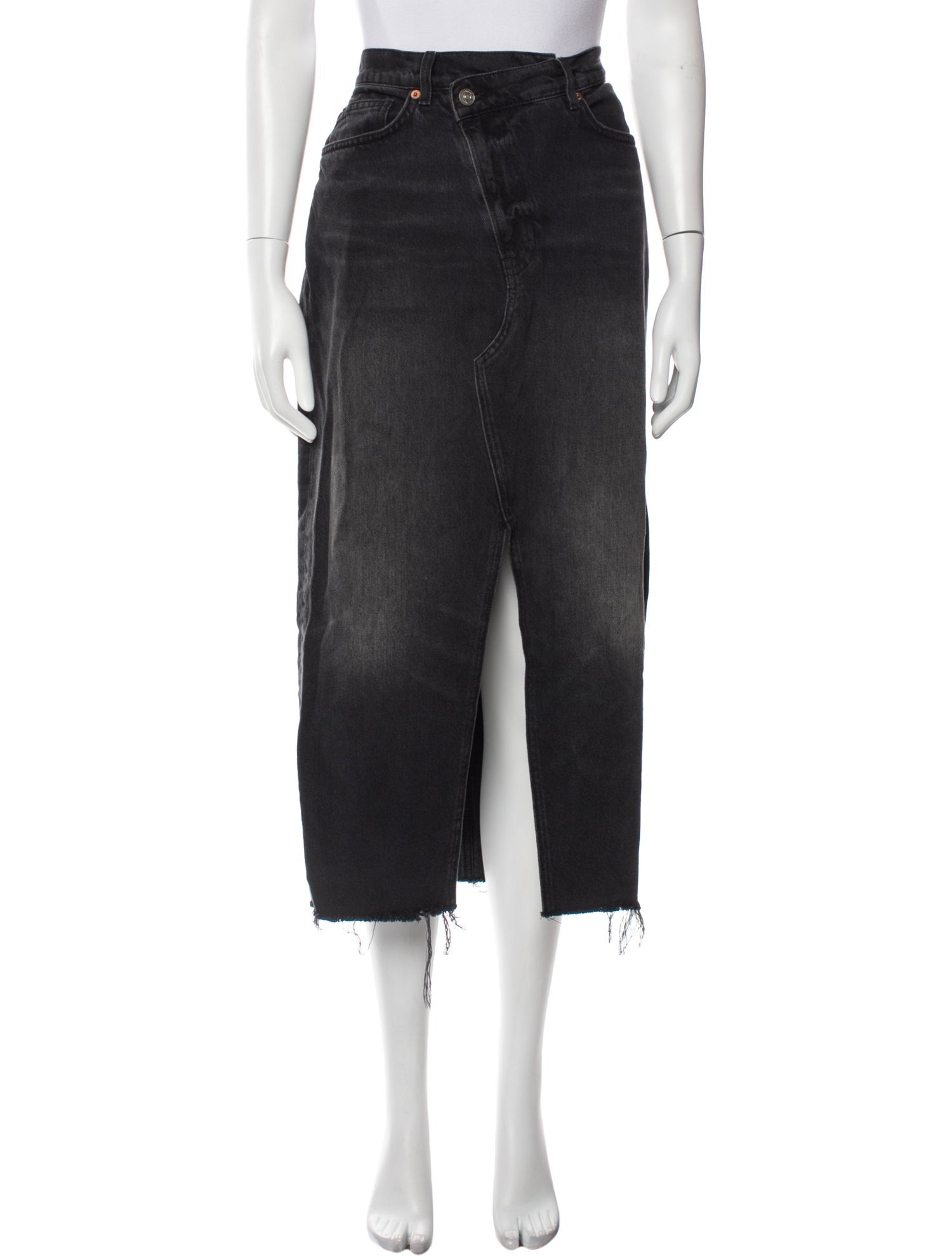 Reformation Fringe Trim Accent Knee-Length Skirt