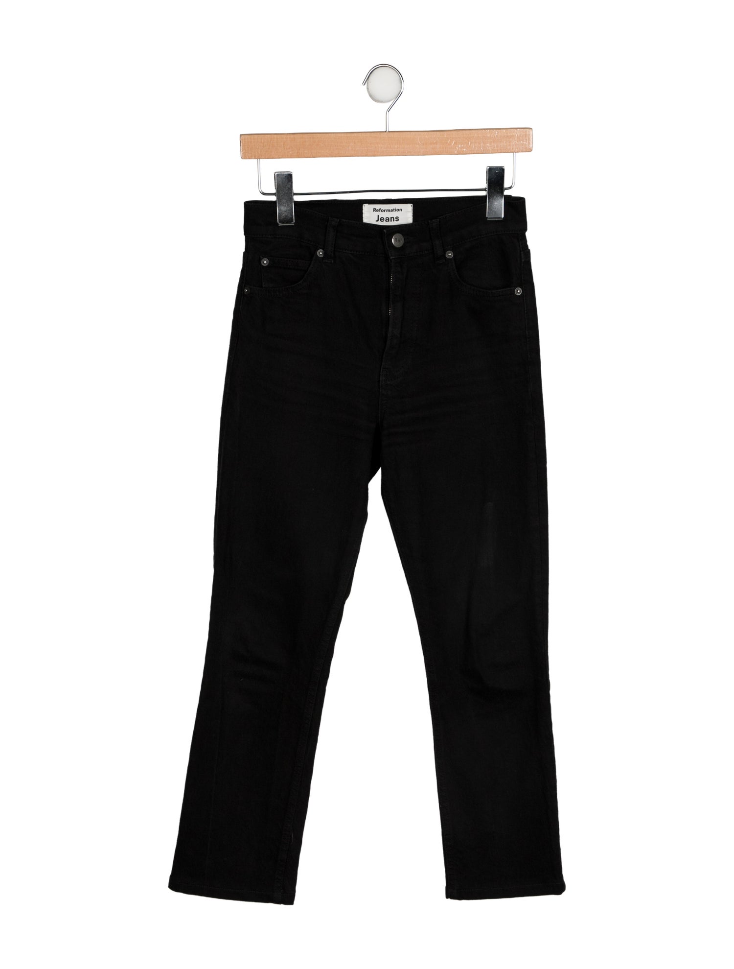Reformation Mid-Rise Straight Leg Jeans